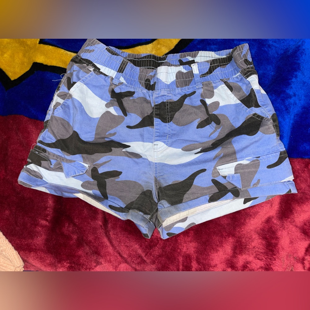Camo Blue Women's Shorts